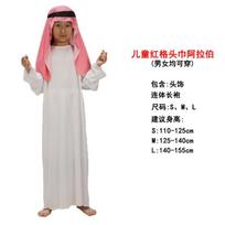 Children's day boy prince show costume cos girl princess robe L white