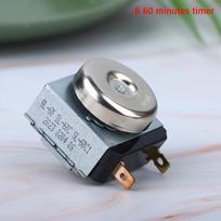 30/60/90/120Minutes 16A 250V Delay Timer Switch Time Controller For Electronic Microwave Oven Cooker Air Fryer Replacement Parts gray