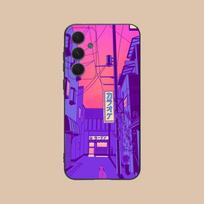 Vaporwave Aesthetic Phone Case For Samsung S25,24,21,22,23,20,S30,Ultra,Plus,Fe,Lite,Note,5G Black Soft SamsungS20Plus pink