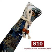 Nešiojama nepralaidi dulkėms fleitos laikymo krepšys D-E derinimo bambukinės fleitos krepšys 60/80 cm Integruota saugykla Apsauginis dangtelis Fleitos nepralaidus dulkėms krepšys gray