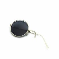 Fashion Anime Monocle Glasses Steampunk Style British Style Cos Glass Punks Retro Sunglasses Props For Women black