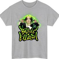 Billie Eilish marškinėliai su žvaigždžių raštu 2026 Vasara Vyriški Moteriški Laisvi Retro Medvilniniai Marškinėliai Laisvi Laisvalaikio Harajuku Gatvės Apranga XL white