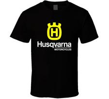 Husqvarna Motorcycle stiliaus marškinėliai 130 yellow