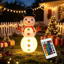 Inflatable LED Gingerbread Man Christmas Decoration for Yard or Party
