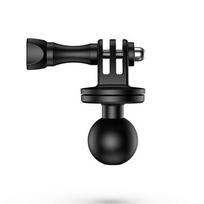 1 Inch Ram Ball Mount for Gopro Insta360 Action Camera Ball Head Adapter with 1/4 Inch Screw Action Cam Motorcycle Accesscories