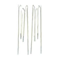 Kids Play Tent Pole Set Fiberglass Poles White Easy Storage Segmented Design 2 Pieces