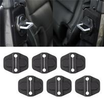 Car Door Lock Protector Cover For Jeep Wrangler JL Gladiator JT 2018 2019 2020 black