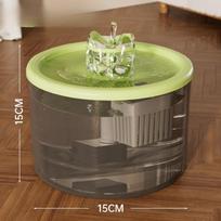 Cat Water Dispenser, Automatic Circulation, Pet Drinking Water Feeder, Kitten Drinking Water Basin, Dog Feeding Water Bowl smėlis