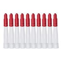 Pack of 10 Silicone Sealant Nozzle With Attached Caps for Caulking Tool Standard Thread Construction Applicator Tips 1 white