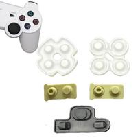 Conductive Rubber Pads Fit for PS3 Controller Buttons Repair Replacement Part white