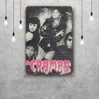 The Cramps Vintažiniai Metaliniai Skardos Ženklai Plakatai Dekoras Retro Metalinė Plokštelė Sienos Menas Dekoras Garažui Barui 20x30cm（7.8x11.8inch）