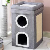 Multi-cat Hiding House Tent House Apartment 3-Tier Cat House 200ml, 1 pcs