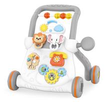 Multi-Functional Anti-Rollover Baby Walker for Toddlers white