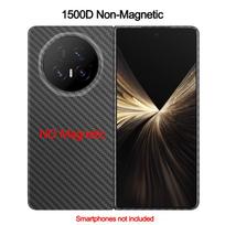 for Honor Magic V5 Aramid Carbon Fiber Case Kevlar Cover Ultra Thin Lightweight Armor Protective Cover Slim Durable Sturdy HONOR Magic V5 black
