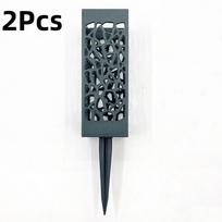 1/2/4 vnt. memorialinės kapinių vazos su kuoliuku, gėlių laikiklis kapui, lauko antkapio dekoracija, dirbtinės gėlės kapams 2Pcs žalia