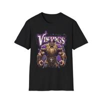 Minnesota Vikings Horror Mash-Up T-Shirt - Unique NFL Fan Apparel 3XL black