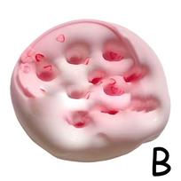 Crystal Slime Liquid Glass Bubble Putty Non-Newtonian Expands Bouncing Mud Stress Relief Fidget Toy Party Favors Gifts raudona