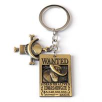 Cartoon One Piece Figure Keychain Luffy Zoro Chopper Sanji Ace Nami Nico Robin Law Metal Pendant Fans Charm Toys Xmas Gift Decor gray