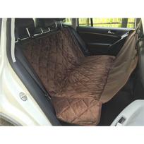 Atspari vandeniui šunų automobilio sėdynės užvalkalas-apsauga galinei sėdynei ir hamakui Double Seat Brown 118cm