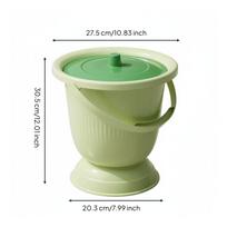Portable Urinal with Handle Odor Sealing Bucket Easy to Clean