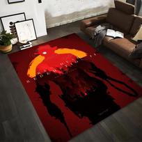 Red Dead Redemption Inspired Rug Design Non-slip rug suitable for living room and bedroom sofas sofas 50x80cm(19x31in) red