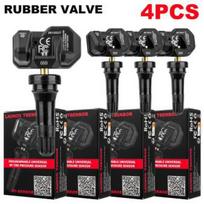 LAUNCH LTR-05 TPMS Sensor 315MHz/433MHz Dual Frequency Screw-in Metal Valve (Adjustable Angle) Tire Pressure Monitor System Prog TSENSOR-05S