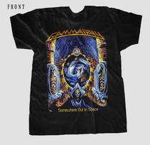 Gamma Ray – Kur nors kosmose Gerbėjams Juoda Dydis S iki 4XL Marškinėliai Viršūnės Tee 3XL gray