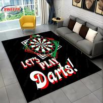 HD Smiginio taikinio kilimas Svetainė Miegamasis Koridorius Ilgas juostinis kilimas Alfombra Neslystantis Minkštas plotinis kilimas Sofa Durų kilimėlis Namų dekoravimo kilimėlis Dovana 80cm x 120cm