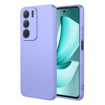 Lankstus skysto silikono dėklas, skirtas Realme P3 Lite, apsauginis dangtelis, spalvingi TPU Fundas Coque Capa realme P3 Lite gray