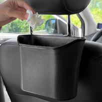 Automobilio šiukšliadėžės laikymo organizatoriaus priedai Kabinamas erdvę taupantis automobilių šiukšlių konteineris gray
