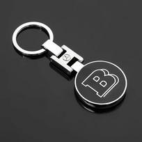 naujas automobilio raktų pakabukas Raktų grandinėlė Automobilio emblema Raktų žiedas Priedai Mercedes Benz AMG Smart GLC Brabus W204 W205 W124 C200L W108 W168 UO4 black