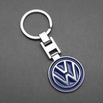 Volkswagen Metalinis/Odinis Automobilio Raktų Pakabukas Ženklelis Emblema VW Jetta MK5 GTI Jetta Golf Tiguan Passat Polo Raktų Pakabuko Žiedai Aksesuaras PX7 gray