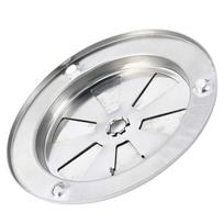 BBQ Grill Smoker Exhaust Vent Stove Air Vent Damper Stainless Steel Air Vent Hole BBQ Accessories Replacement Parts white