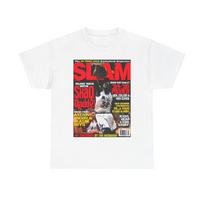 Shaquille O'Neal  Shaq  Shirt, Orlando Magic NBA SLAM Cover T-Shirt, Unisex Sports Tee, Vintage Retro Basketball Streetwear, Gift For Men 2XL black