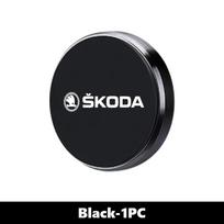 Skoda automobiliui magnetinis mini telefono laikiklis 360° lipnus telefono stovas interjero aksesuarai Rapid Octavia derivative Enyaq-iV gray