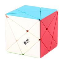 Qiyi Axis Magic Cube Change Irregularly Jin Gang Cubes Professional Speed 3X3X3 Magic Cube Puzzle Cubo Magico Toy Christmas Gift white