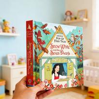 Pop-Up 3D Lift-the-Flap Book, English Picture Book for Toddlers, Early Educational Storybook,Bedtime reading materials sniego baltumo spalva