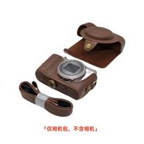 Vintage-Style Camera Case Sony Cyber-shot HX30 HX50 HX60 Compact Digital With Adjustable Shoulder Strap Sony HX30-HX50-HX60 Camera Bag - Coffee