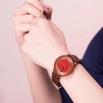 BOBOBIRD Wood Women Watch Simple Ladies Quartz Wristwatch Customize Female Valentine's Gifts Dropshipping Relgio feminino beige