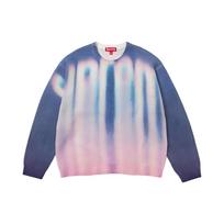 Supreme Blurred Logo Sweater SUP-FW23-007 L gray
