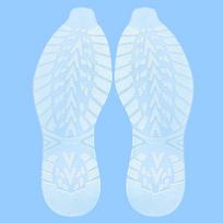 Non-Slip Wear-Resistant Sole Sticker for Sports, Skate, and Basketball Shoes - Tendon Rubber Full Sole Repair. Large skaidri