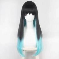 Aime Tokitou Muichirou Cosplay Kostiumas Kisatsutai Vienodas Perukas Helovino Kostiumas Moteriai S black