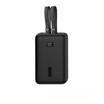 For Anker Zolo Power Bank Case (20,000 mAh 30W with dual cables) juoda