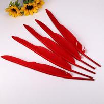 10 vnt. Didelis kiekis žąsų plunksnų, 30-35 cm „Hunchback“ plunksnos rankdarbiams, rašikliams red