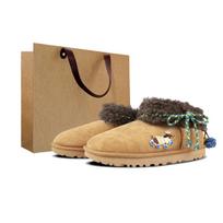 UGG CLASSIC ULTRA MINI Thermal Slip Resistant Thermal Slip Resistant Ankle Length Snow Boots Women's 1116109-CHE(Team373-BOX) 40