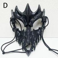 Japoniškas Helovinas Anime Pusė veido kaukė Gyvūnų skeleto kaukė Drakono Dievo skeleto Cosplay D gray