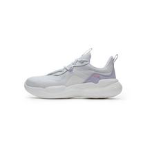 Anta Five Mountains Moon White Mesh Comfortable Shock Absorption Wear-Resistant Simple Fashion Low-Top Running Shoes Women sneaker 122527709R-1 40 gray
