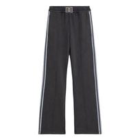 (WMNS) adidas x Avavav French Terry Track Pant 'Carbon' Women's KA9843 L gray