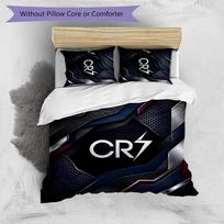 Cristiano Ronaldo Printed Bedding 3 Piece Set Cozy Breathable Bed Cover Set as Housewarming Holiday Gift 135cm*200cm