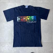 Vintage Coldplay 05 Tour Britpop Rock Band T-Shirt Size Small 150 blue